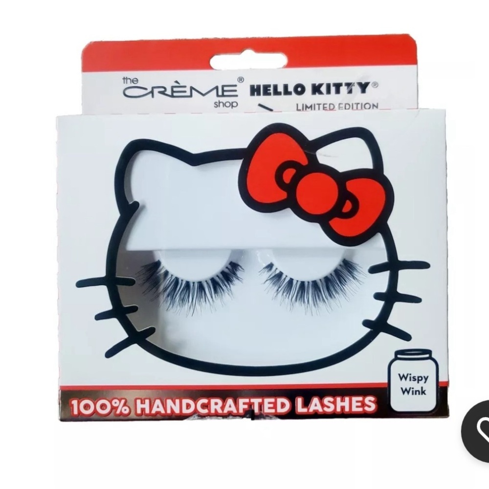 Hello Kitty SANRIO 2023 Limited Edition "Wispy Wink" Adhesive False Lashes